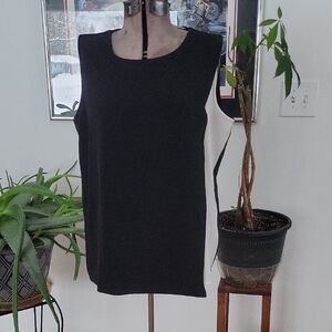 Calvin Klein Top, Large, Black & White